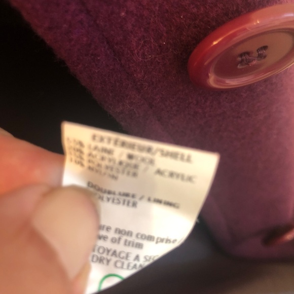 Vintage Wool Blend Long Business Casual Coat - Picture 5 of 6